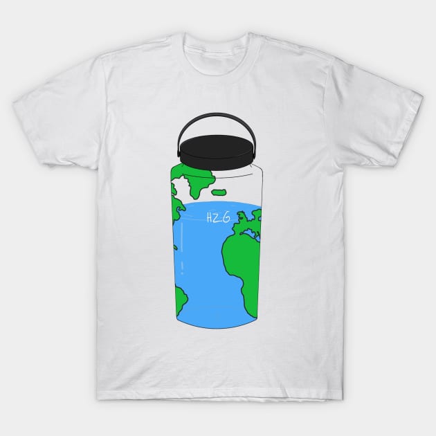 HZG Earth Juice Bottle T-Shirt by HumanZombies